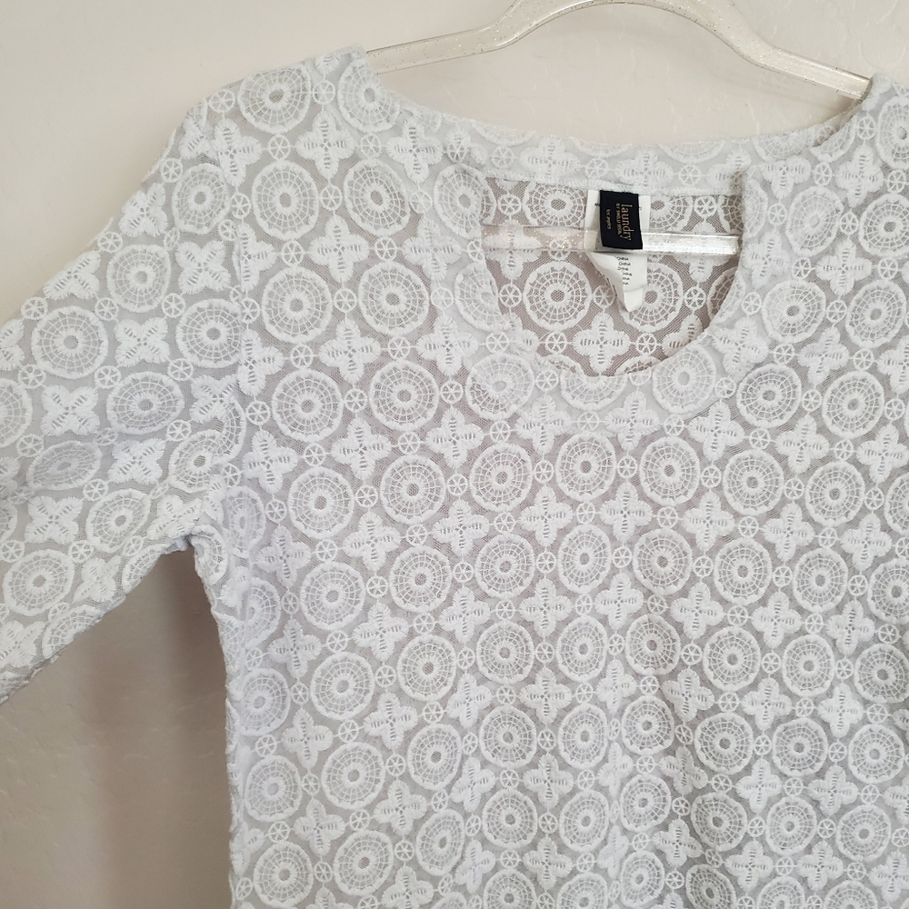 Laundry by Shelli Segal Lace Coverup Size Small